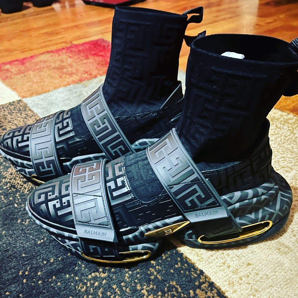 Designer balmain shoes.